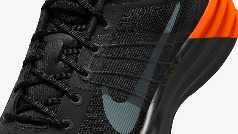 Nike Lunar Roam Black Safety Orange HJ8999-001 Detail