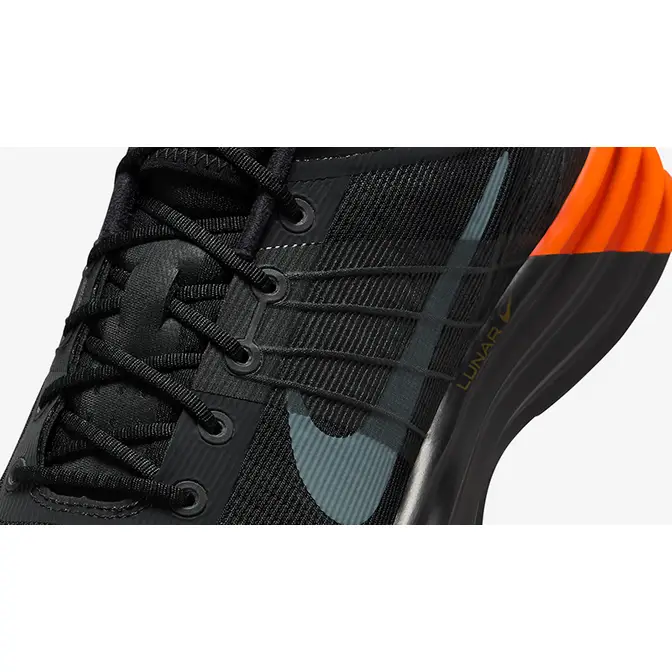 Nike Lunar Roam Black Safety Orange HJ8999-001 Detail