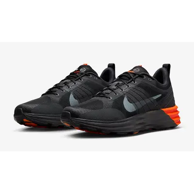 Nike Lunar Roam Black Safety Orange HJ8999-001 Side