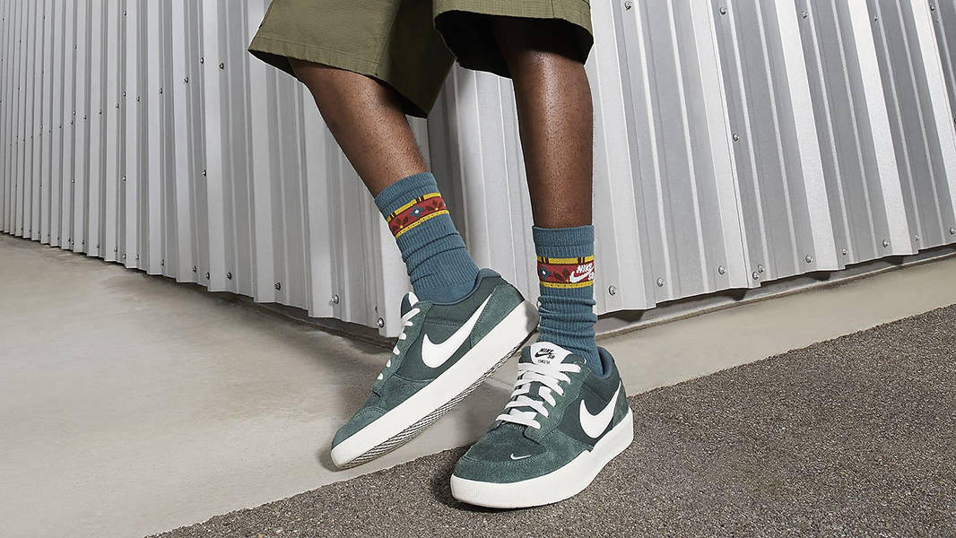 Nike SB Force 58 Vintage Green DV5477-301 on feet