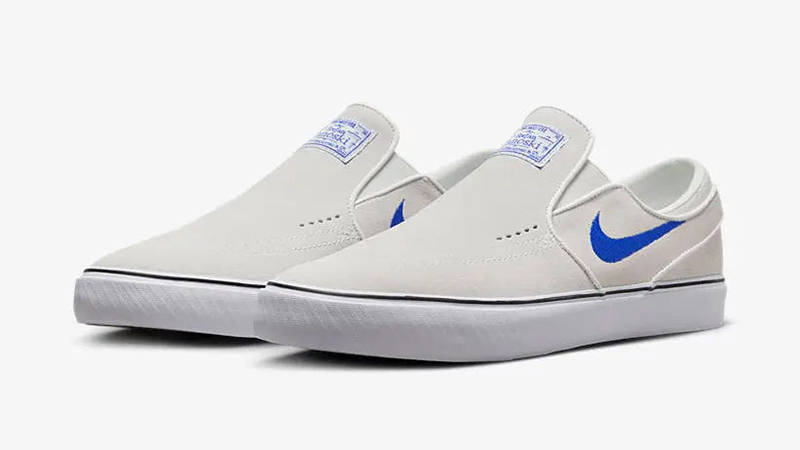 Nike SB Zoom Janoski+ Slip White Hyper Royal front
