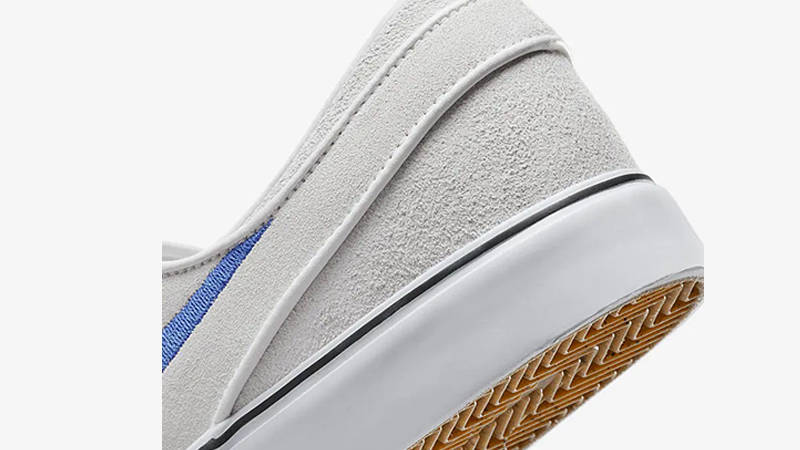 Nike SB Zoom Janoski+ Slip White Hyper Royal heel