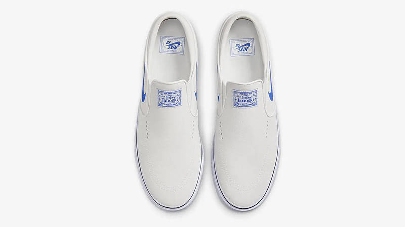 Nike SB Zoom Janoski+ Slip White Hyper Royal middle