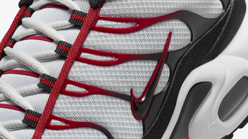Nike TN Air Max Plus Pure Platinum Black Red FN6949-002 Detail