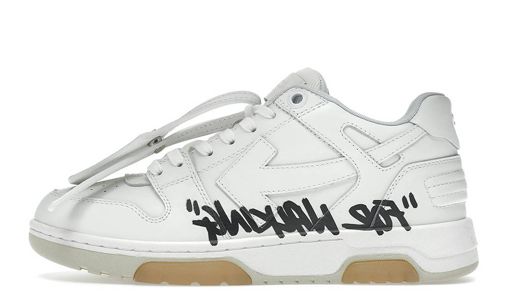Off-White Out Of Office Low Tops For Walking White Black