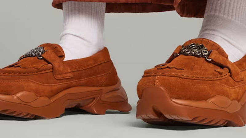 Leather Loafers Puma Shoes Lofar Buy Metro Men Tan Casual Loafers