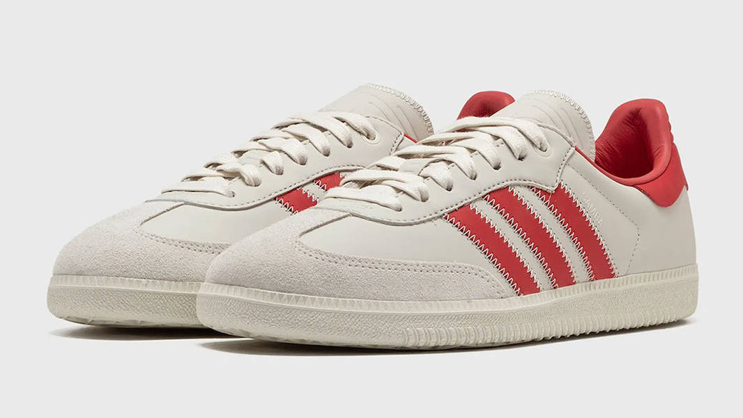 Pharrell x adidas Humanrace Samba Glory Red Alumina ID9066 Side