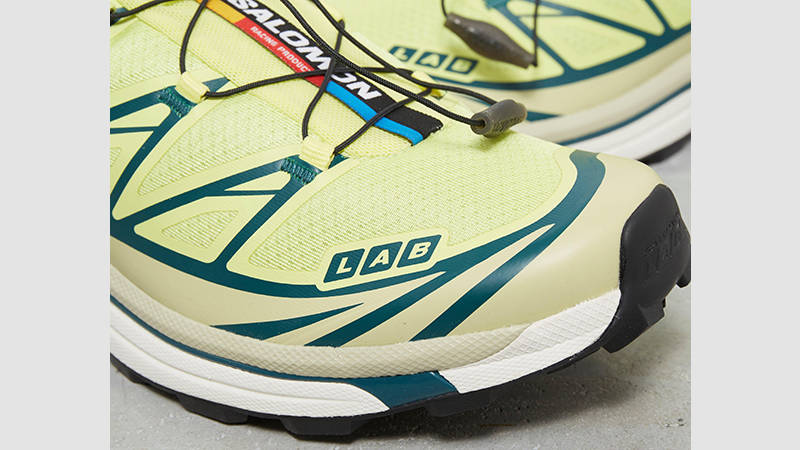 Salomon XT-6 Lime toe