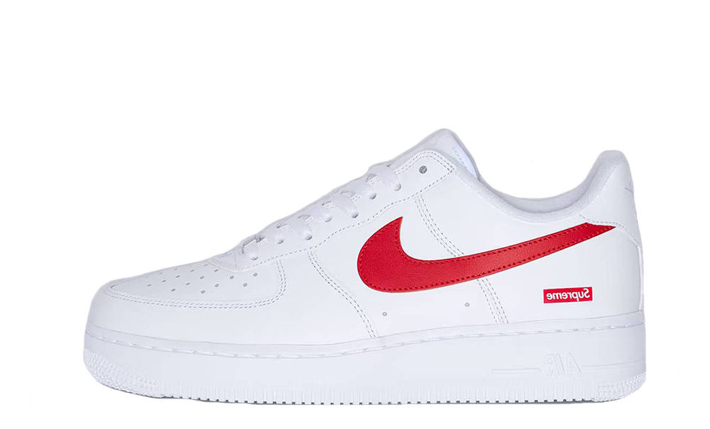 Supreme Air Force 1 ホワイト レッド Supreme x Nike Air Force 1 Low White Red | Where To Buy