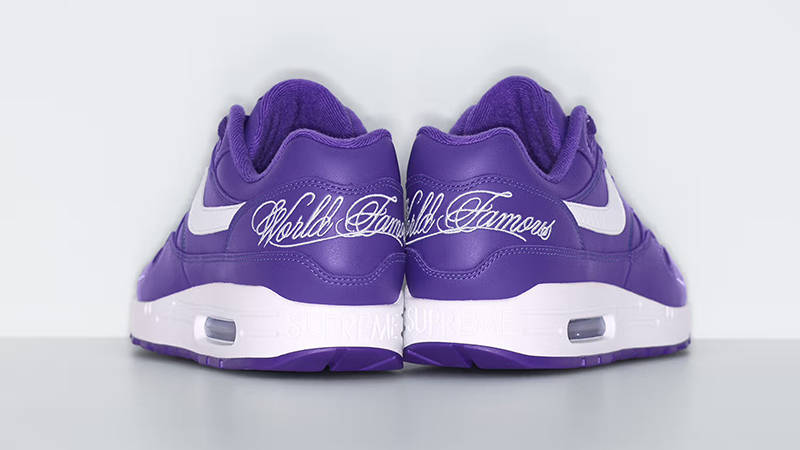 Nike Air Max 1 パープル Supreme Nike Air Max 1 '87 SP Supreme Varsity Purple Men's - HF8813