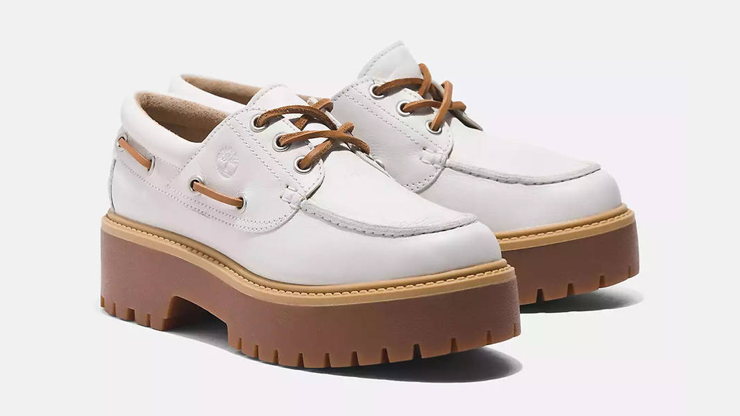 Timberland Stone Street Boat Shoe White TB0A64F4EM2 Back