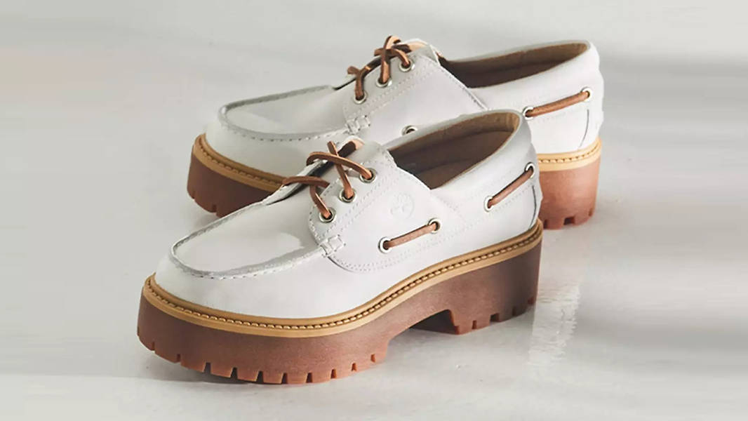 Timberland Stone Street Boat Shoe White TB0A64F4EM2 Front