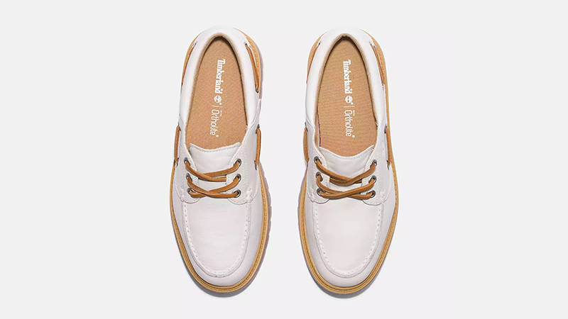 Timberland Stone Street Boat Shoe White TB0A64F4EM2 Top