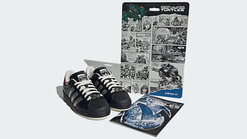 TMNT x adidas Superstar Shelltoe Shredder IH7767 Front