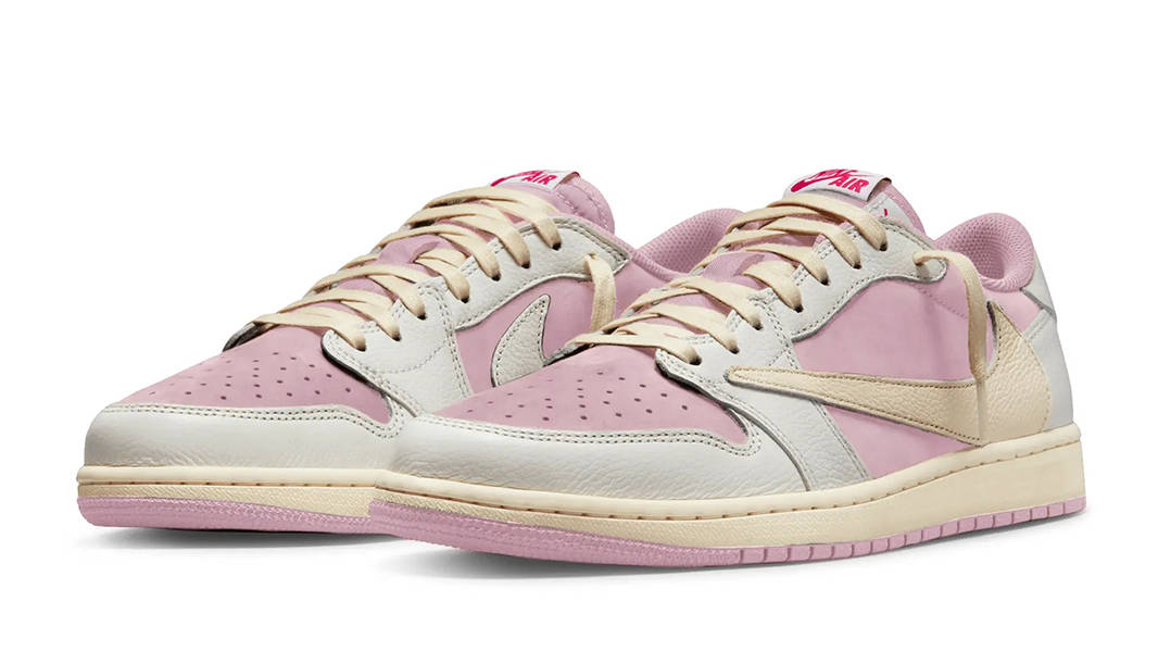 Travis Scott x Air Jordan 1 Low OG Shy Pink DM7866 106 The Sole Supplier