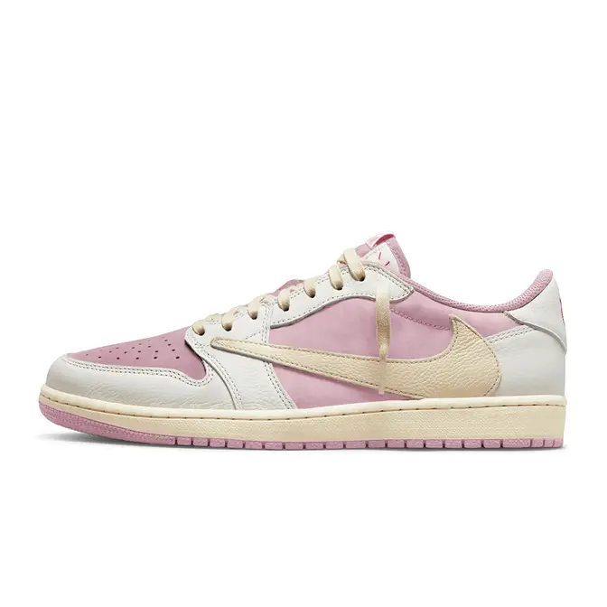 Travis Scott x Air Jordan 1 Low OG Shy Pink DM7866 106 The Sole Supplier