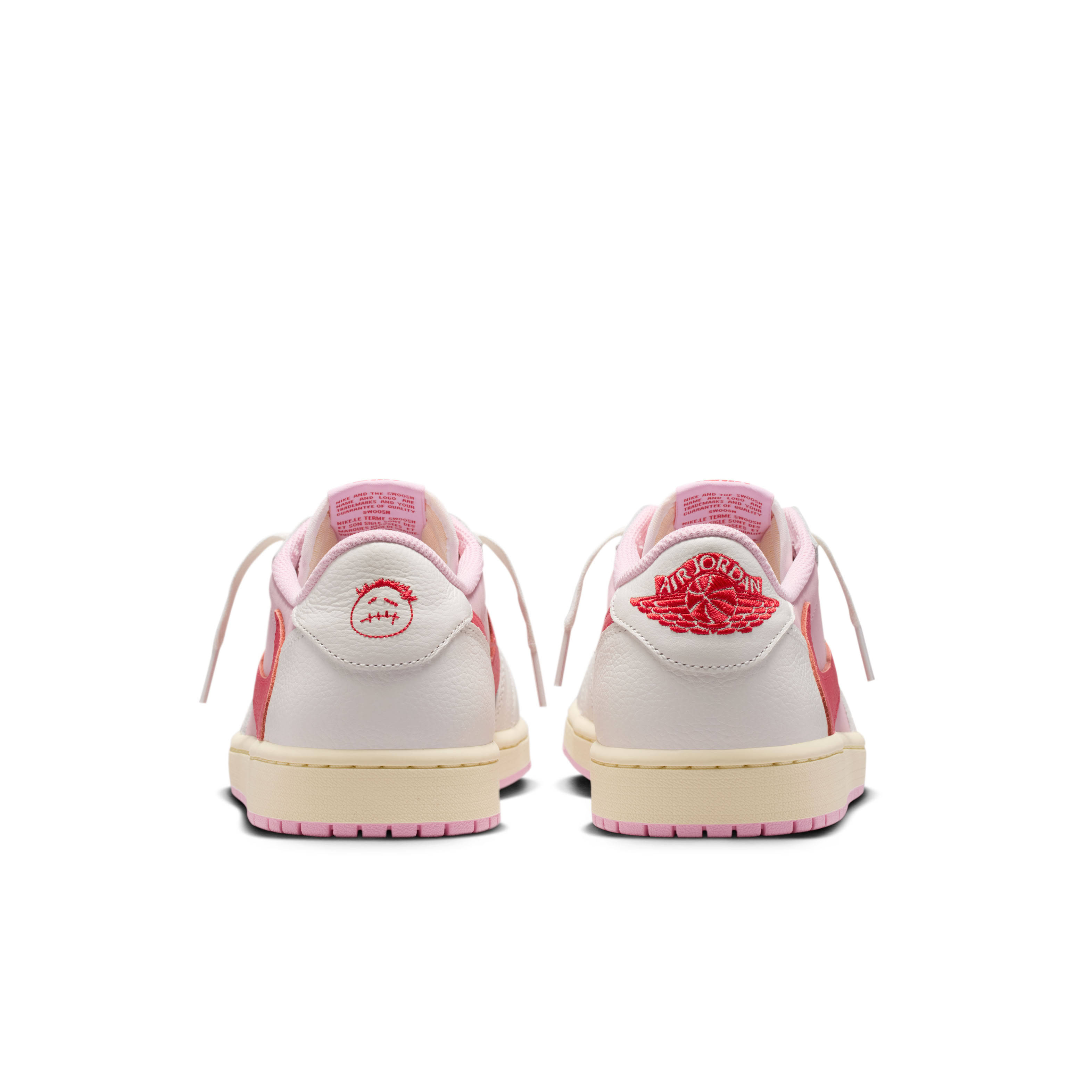 Travis Scott x Air Jordan 1 Low OG Shy Pink Heel