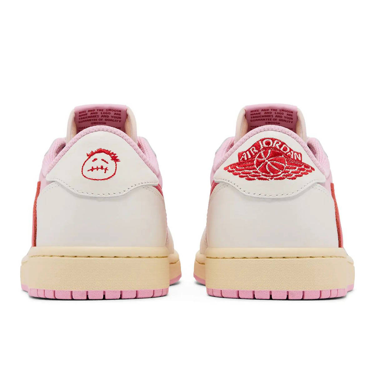 Travis Scott x Air Jordan 1 Low OG Shy Pink Heel