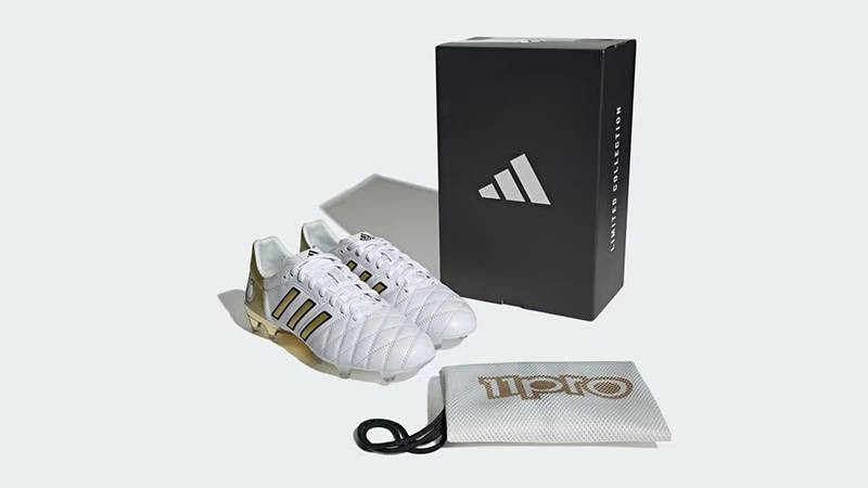 adidas 11Pro Kroos Firm Ground Boots White Gold JH6410 Side