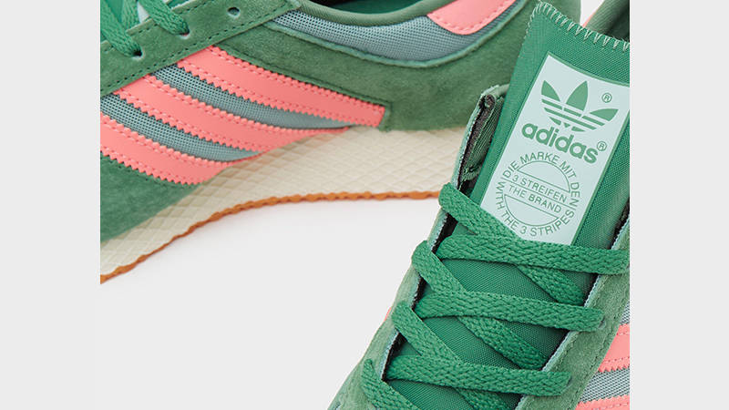 adidas Atlanta Preloved Green Pink tongue