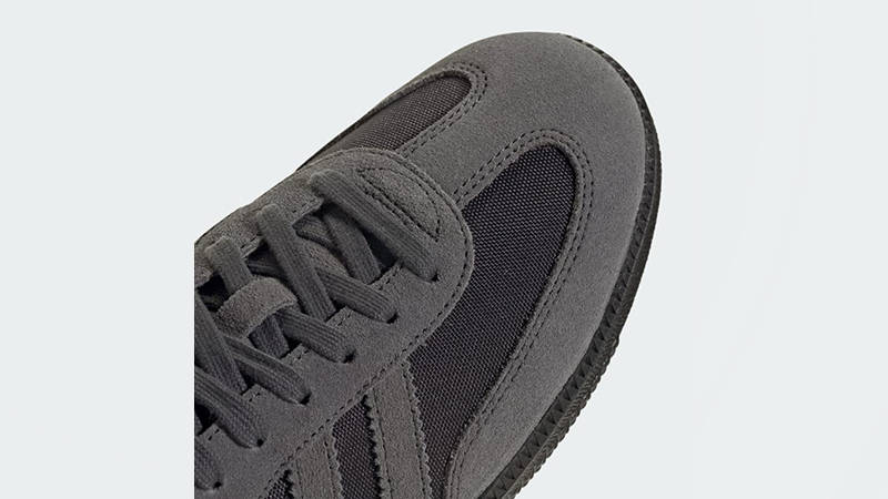 adidas Black Samba OG Core Black Grey JI3214 toe