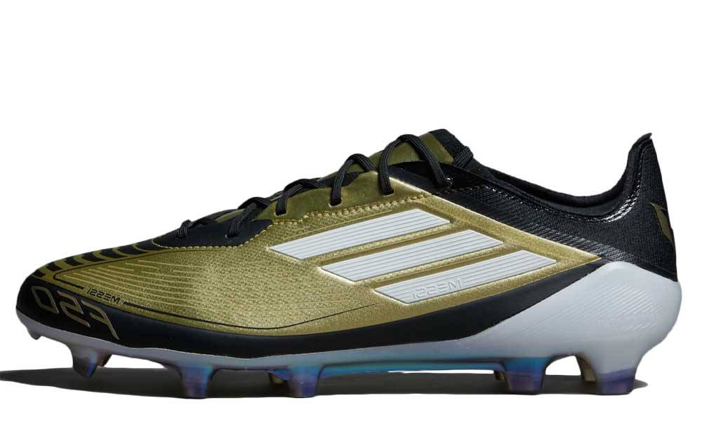 adidas F50 Elite Messi Firm Ground Boots Gold Metallic