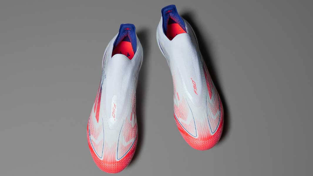 adidas F50 Firm Ground Boots White Red Top