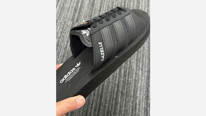adidas Gazelle Beach Black front