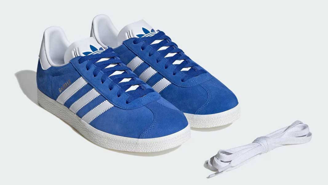 adidas gazelle silver green womens adidas Gazelle Blue Spark (GS)  YankeeKicks Online