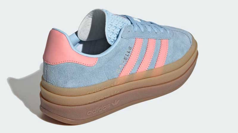 adidas Gazelle Bold GS Clear Sky Pink Back