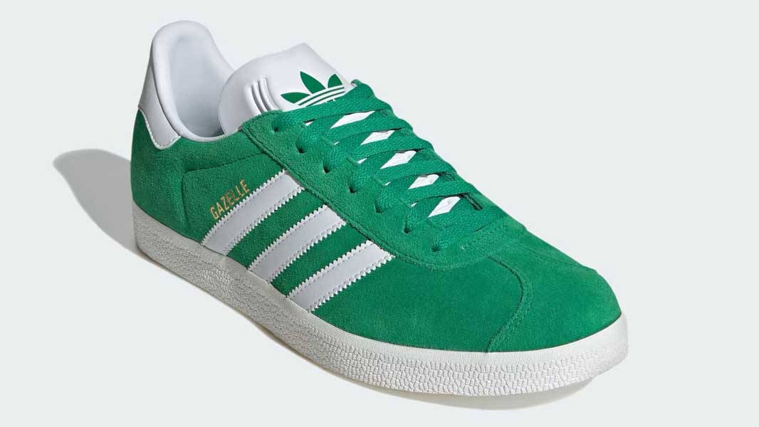 adidas Gazelle Green Cloud White Front