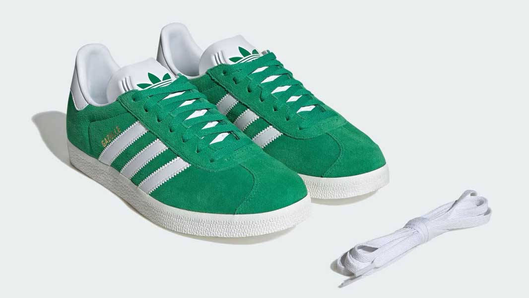 adidas Gazelle Green Cloud White Pack