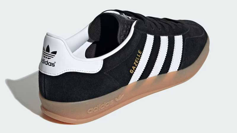 adidas Gazelle Indoor Black Gum Back