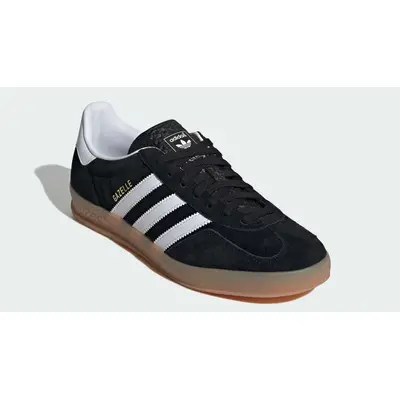 adidas Gazelle Indoor Black Gum Front