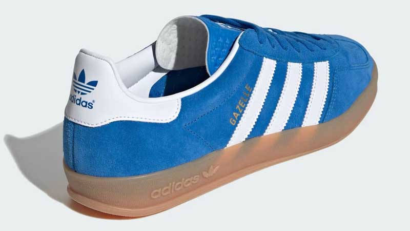 adidas Gazelle Indoor Blue Bird Gum Back