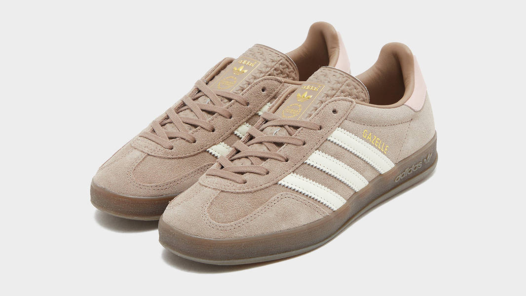 adidas gazelle silver green womens adidas Gazelle Indoor Sandy Pink (W) – Section Store main image 1