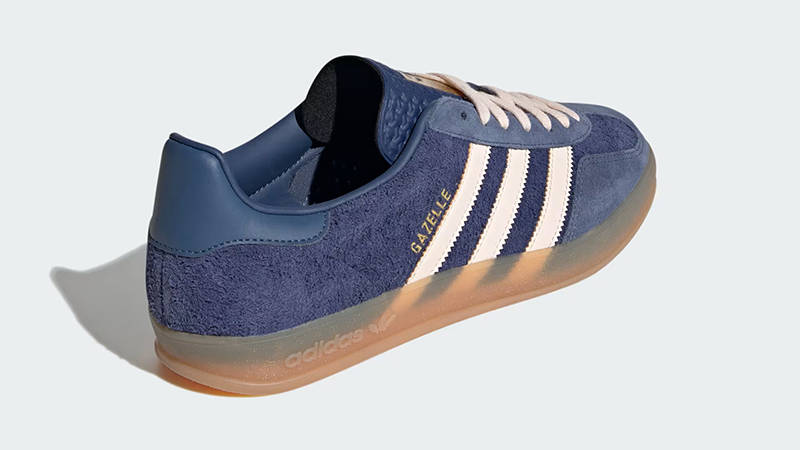 adidas Gazelle Indoor Dark Blue Bliss Orange JI0322 Back