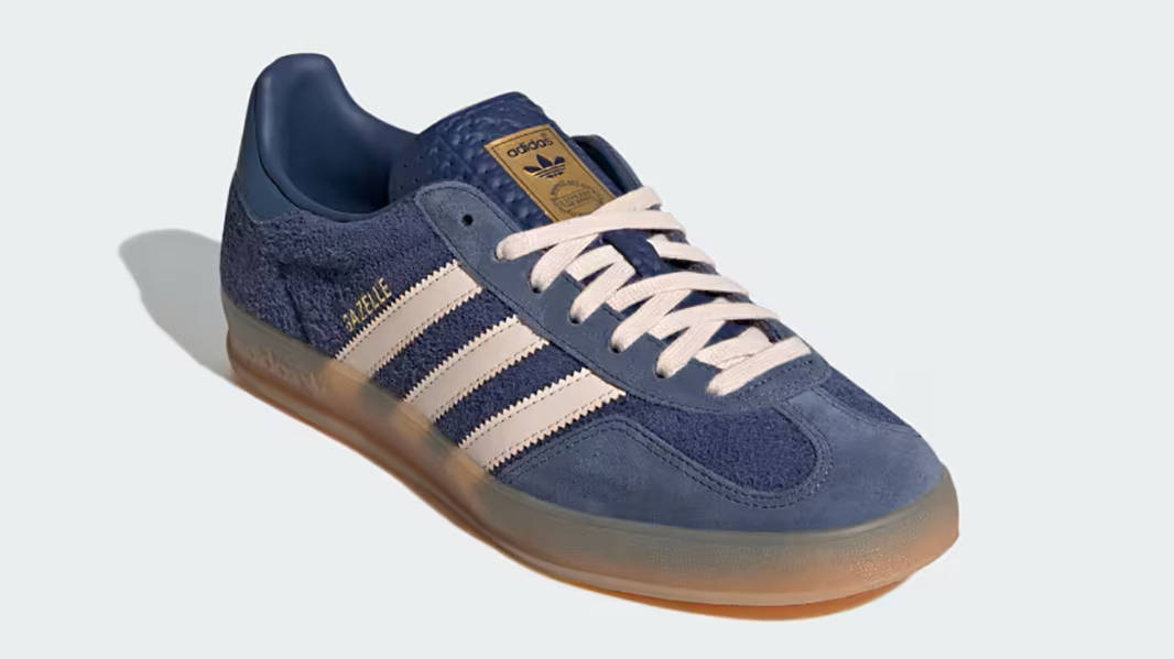 adidas Gazelle Indoor Dark Blue Bliss Orange JI0322 Side