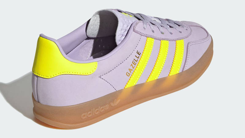 adidas Gazelle Indoor Silver Yellow Back