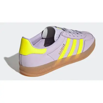 adidas Gazelle Indoor Silver Yellow Back