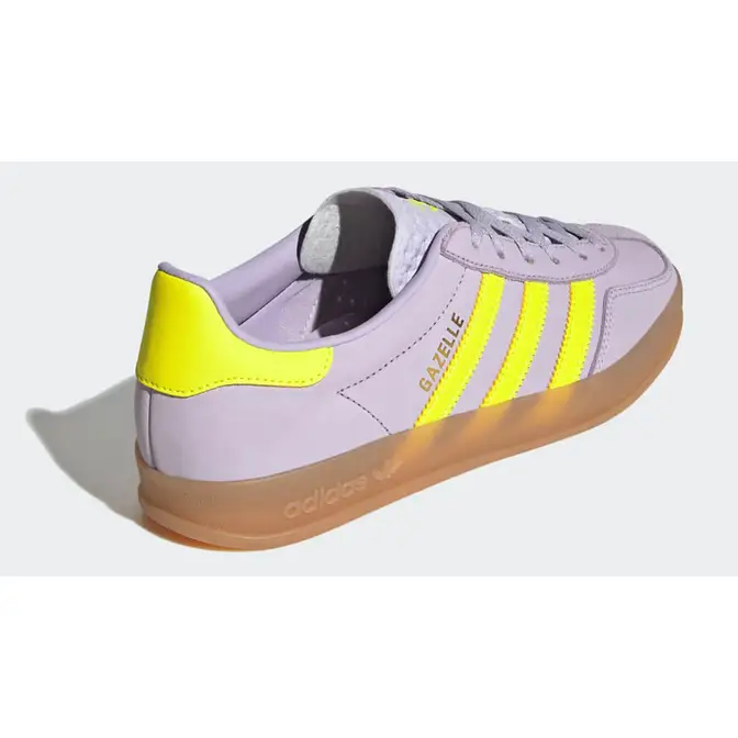 adidas Gazelle Indoor Silver Yellow Back