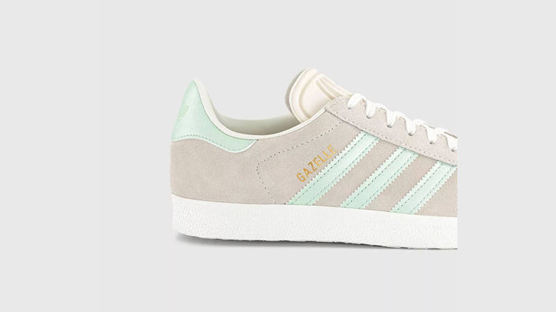 adidas gazelle silver green womens Women's adidas Gazelle Bold Clear Mint/Lucid Blue/Gold Metallic / 7.5 main image 1