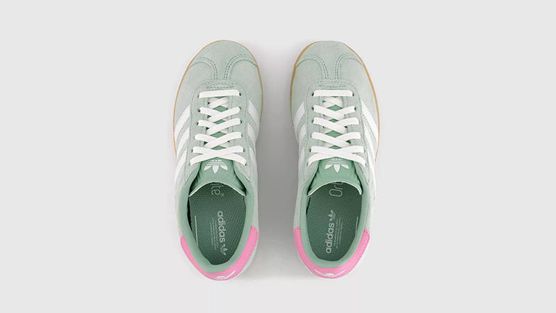 adidas gazelle silver green womens adidas Gazelle Indoor W JS1396