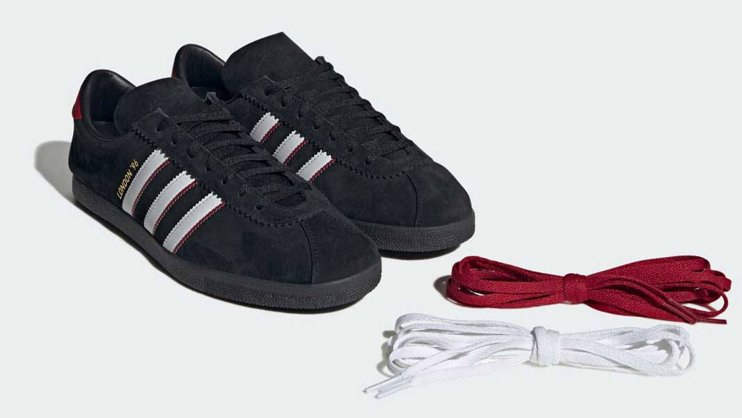 adidas London 96 Black Scarlet