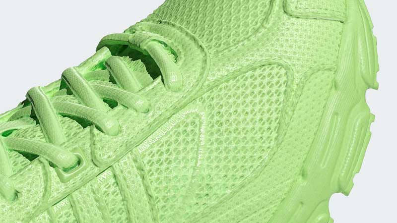 adidas Response CL Green Spark Closeup