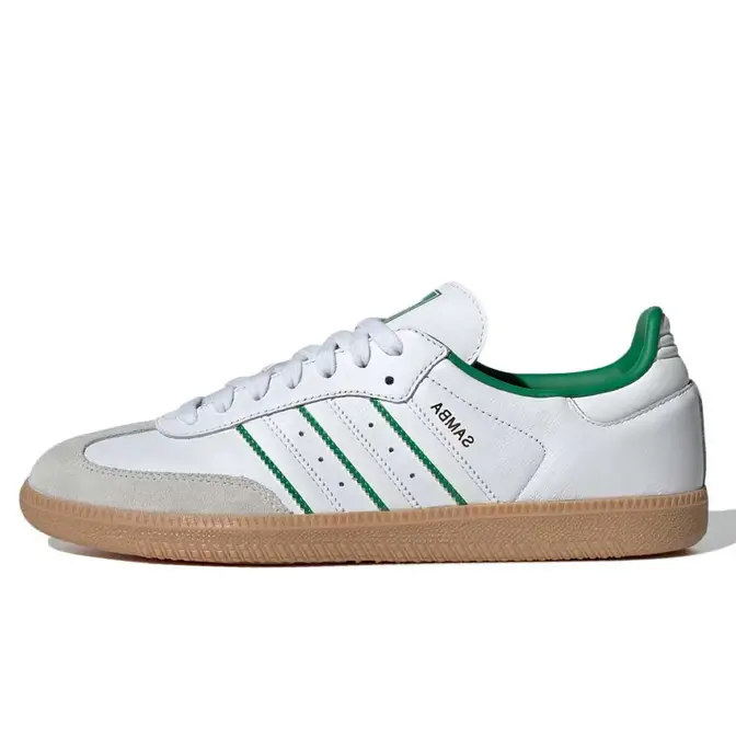 adidas Samba OG Crystal White Green | Where To Buy | JI2044 | The Sole ...