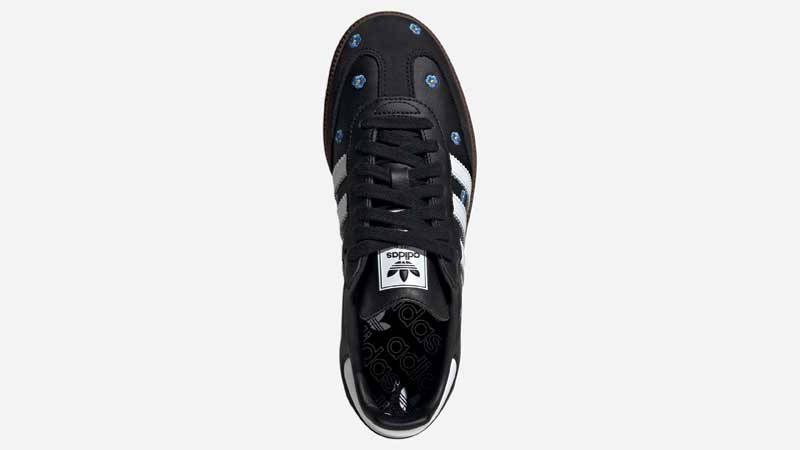 adidas Samba OG Embroidered Floral Black Middle