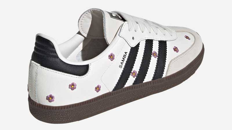 adidas Samba OG Embroidered Floral White | IF4398 | The Sole Supplier