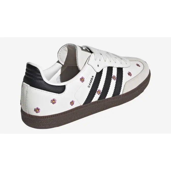 Adidas flower embroidered shoes best sale