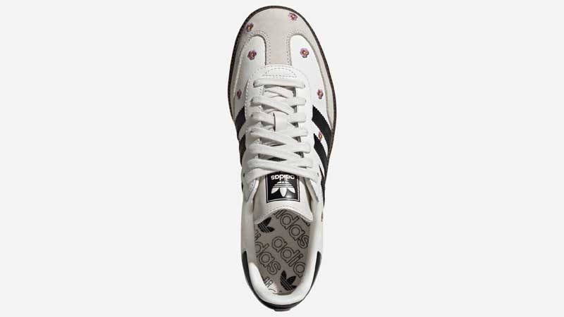 adidas Samba OG Embroidered Floral White Middle